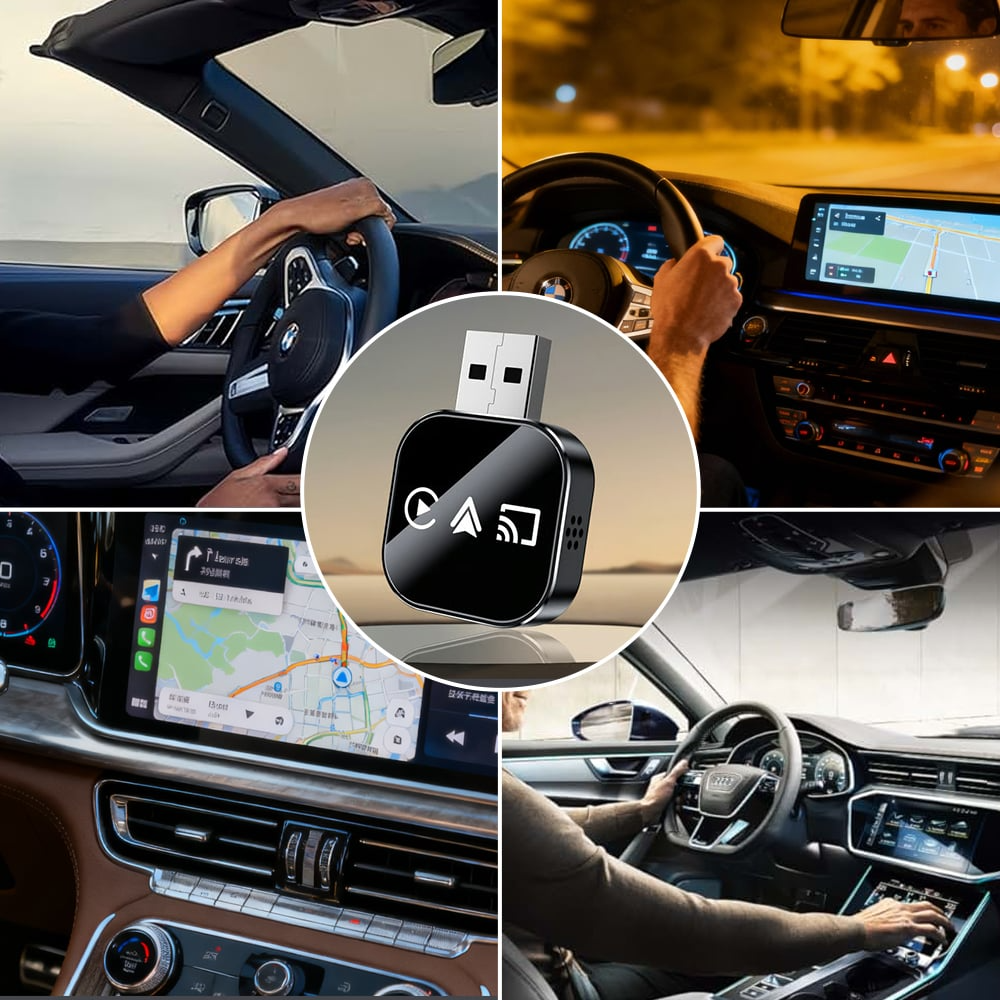 SmartPlug™ – Universel Smart Stik Trådløs CarPlay Og Android Auto Adapter