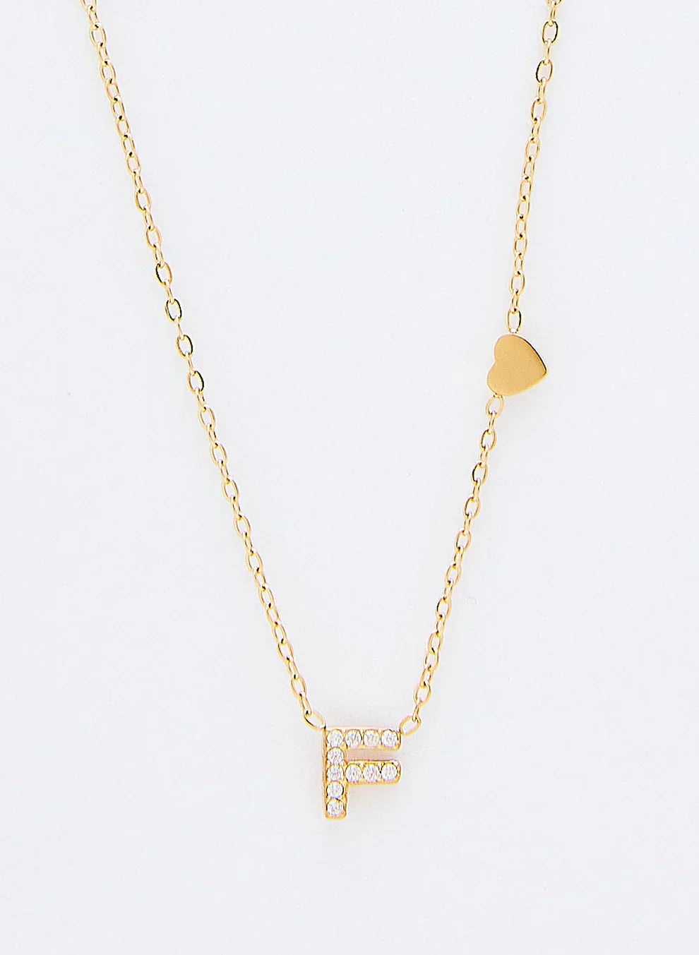 Jewelance™ InitialNecklace: Minimalistisk Mode Initial Bogstav Vedhæng Halskæde