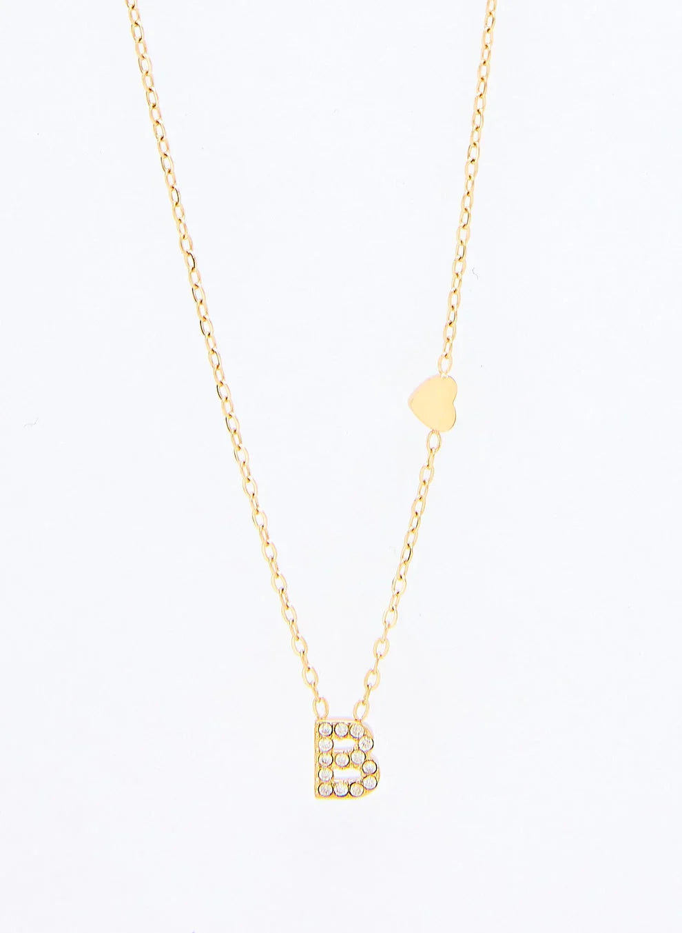 Jewelance™ InitialNecklace: Minimalistisk Mode Initial Bogstav Vedhæng Halskæde