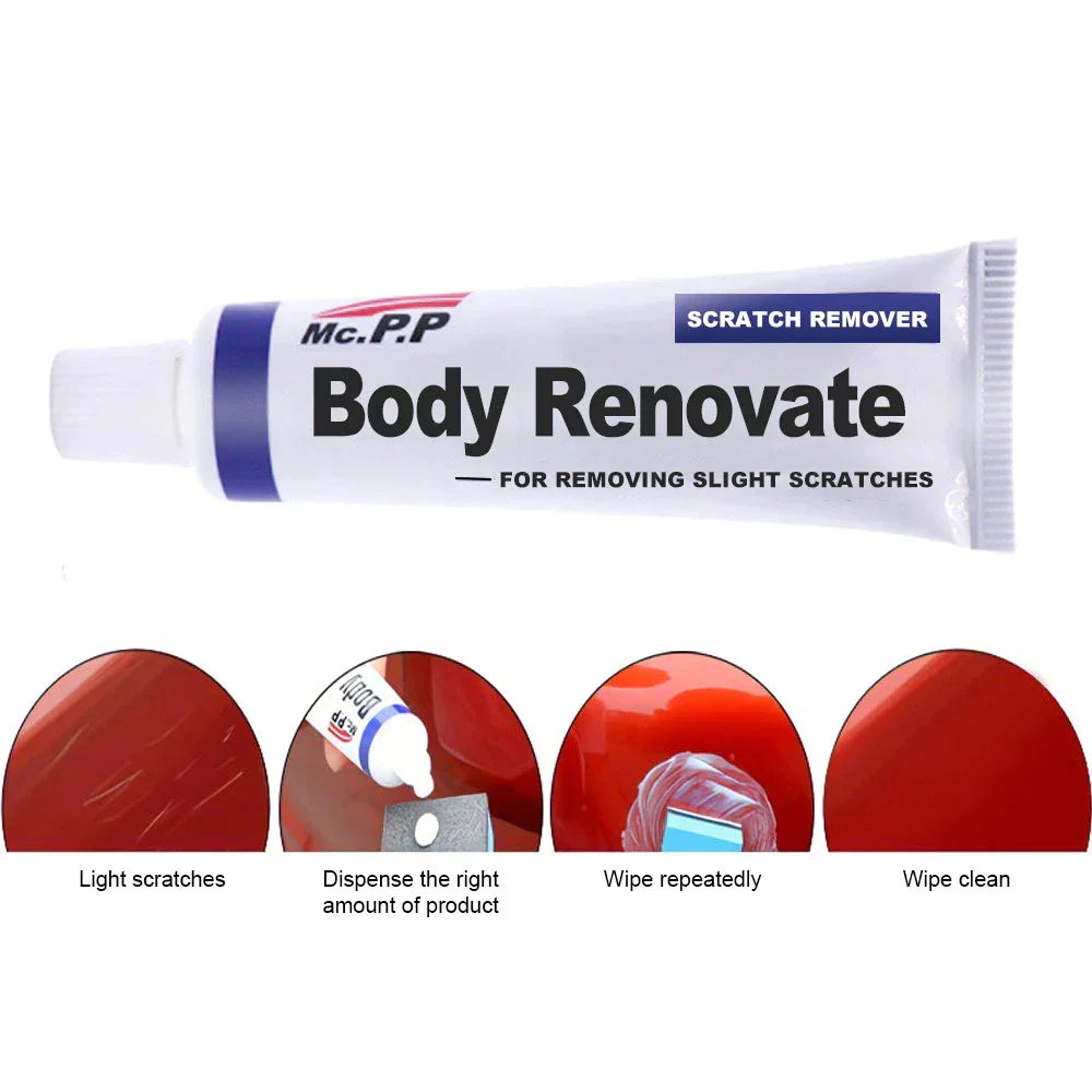 Cleaner Pro° ScratchPaste 2+2 GRATIS: Hurtig Anvendelse Bilens Mindre Ridsefjerningspasta