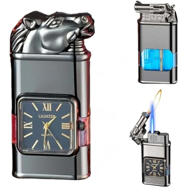 WatchLighter: Vintage Inspireret Multifunktionel Dobbelt Flamme Ur Lighter