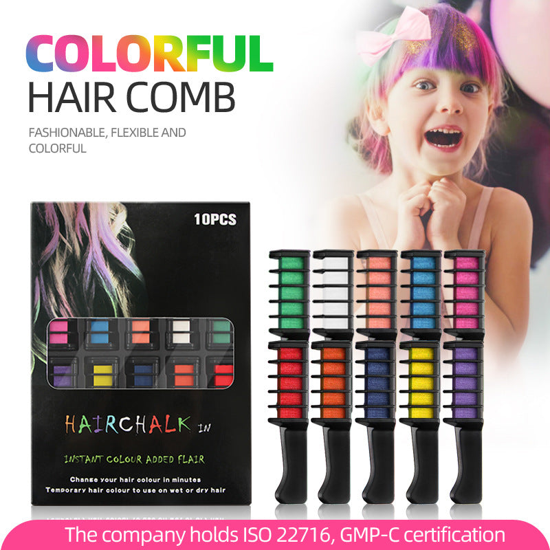 Rose® HairDye: Hår Farvning Kam Farveblyanter Vaskbar Midlertidig Farvestof Sæt