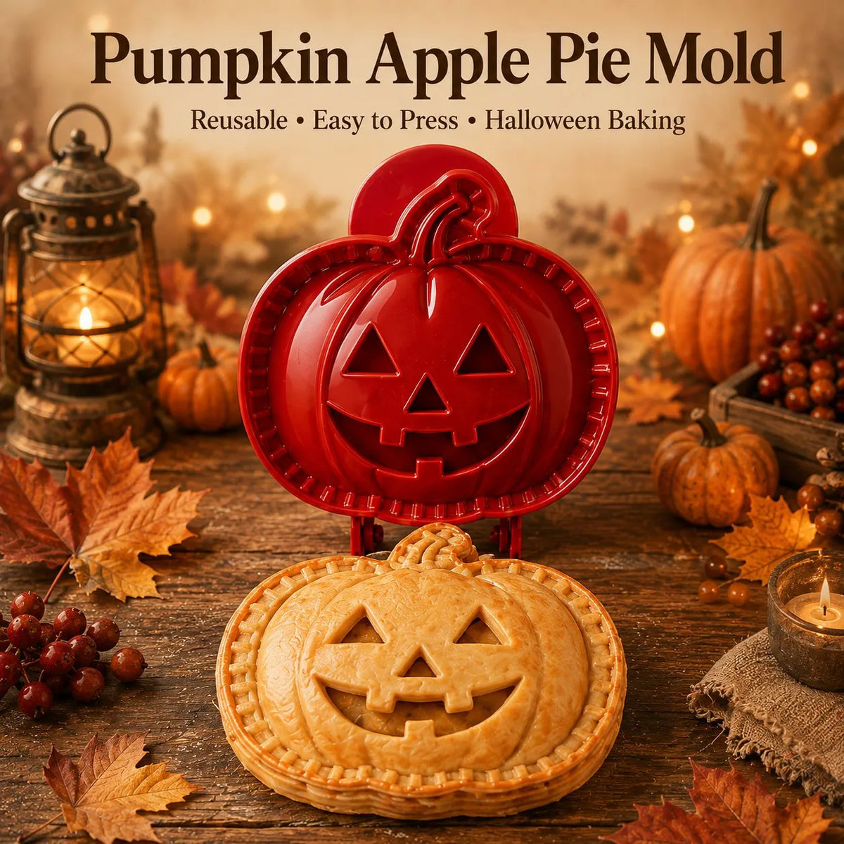 Globetrek° HalloweenMold 2+2 GRATIS - Halloween Mini Hånd Pie Form Sæt
