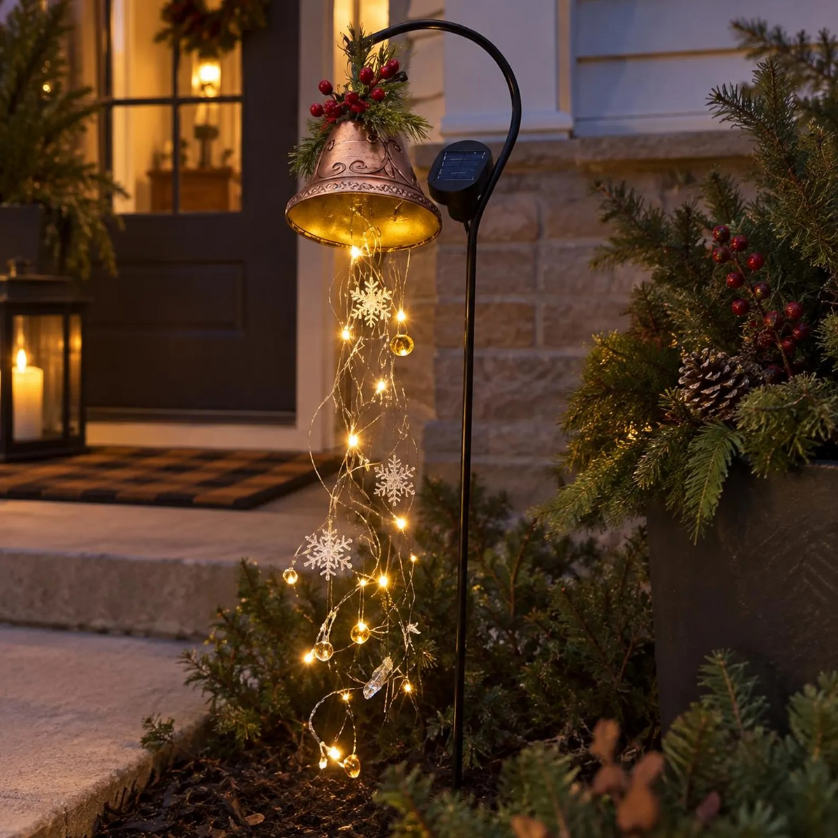 Ledsen™ MerryBell - Jule Merry Bell Cascade Udendørs Festlig Dekor