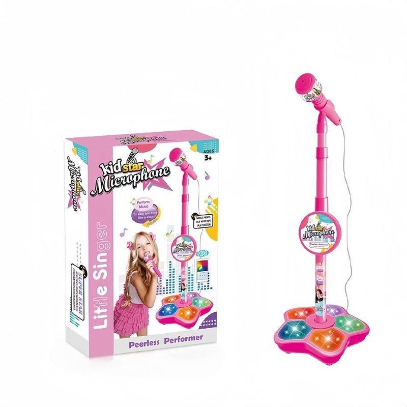 Kletshuts™ MicrophoneStand - Interaktivt Musik Karaoke Mikrofon Stativ Til Børn