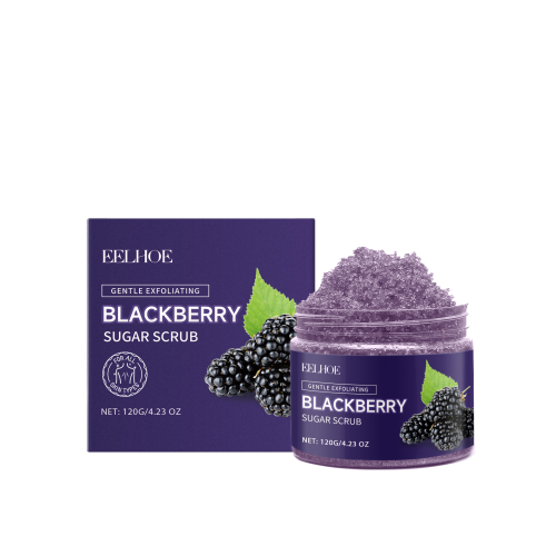 Brombær sukker bodyscrub med havsalt