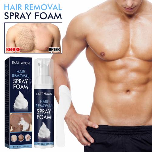 Hårfjerningsskum-spray til mænd