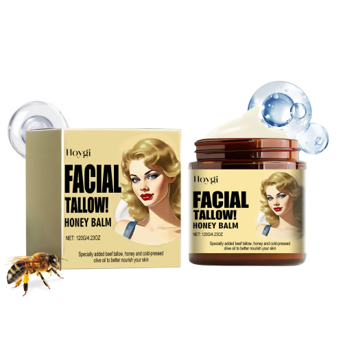 Talg og honning fugtcreme med olivenolie