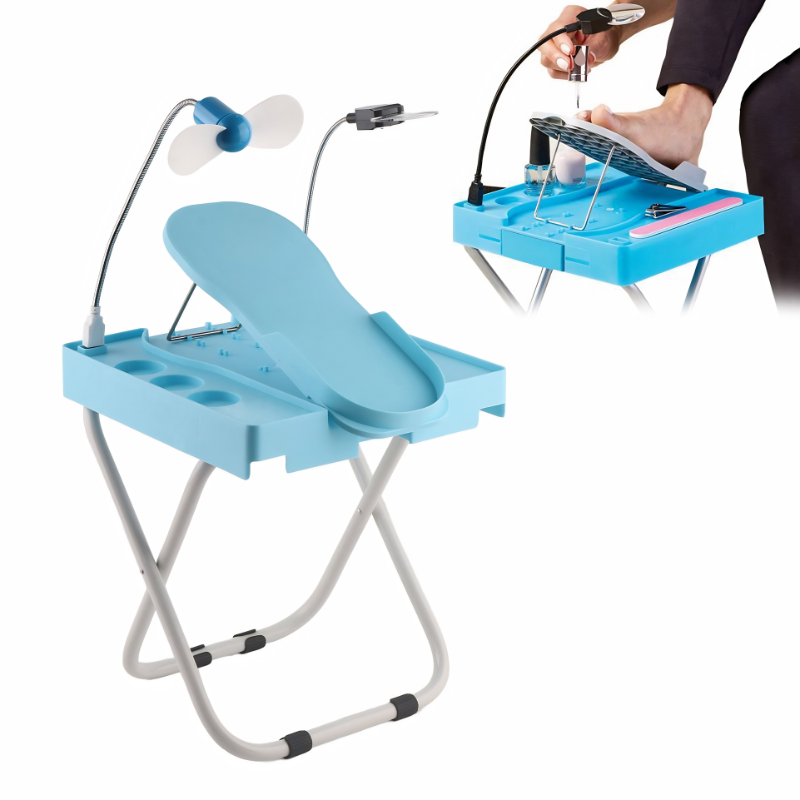 NailStation™ – Stilfuld Bærbar Sammenklappelig Negleplejestation