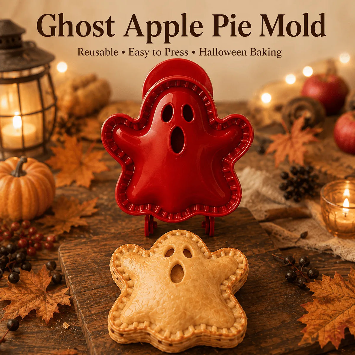Globetrek° HalloweenMold 2+2 GRATIS - Halloween Mini Hånd Pie Form Sæt