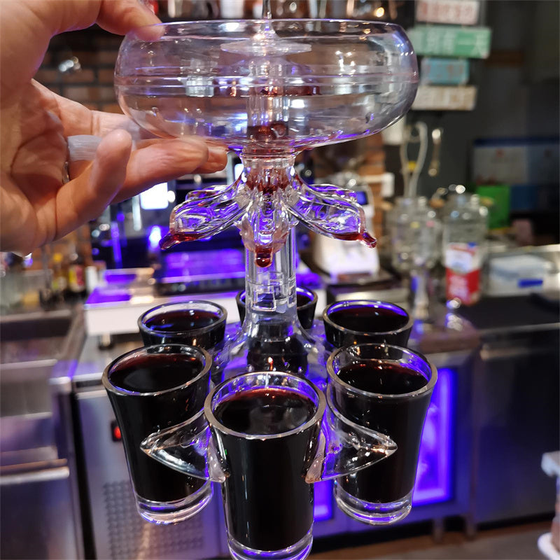 ShotDispenser™ - 6 Shot Glas Drikke Fest Dispenser