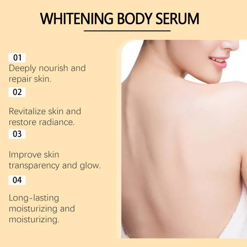 Fugtgivende bodyserum for en jævn hud