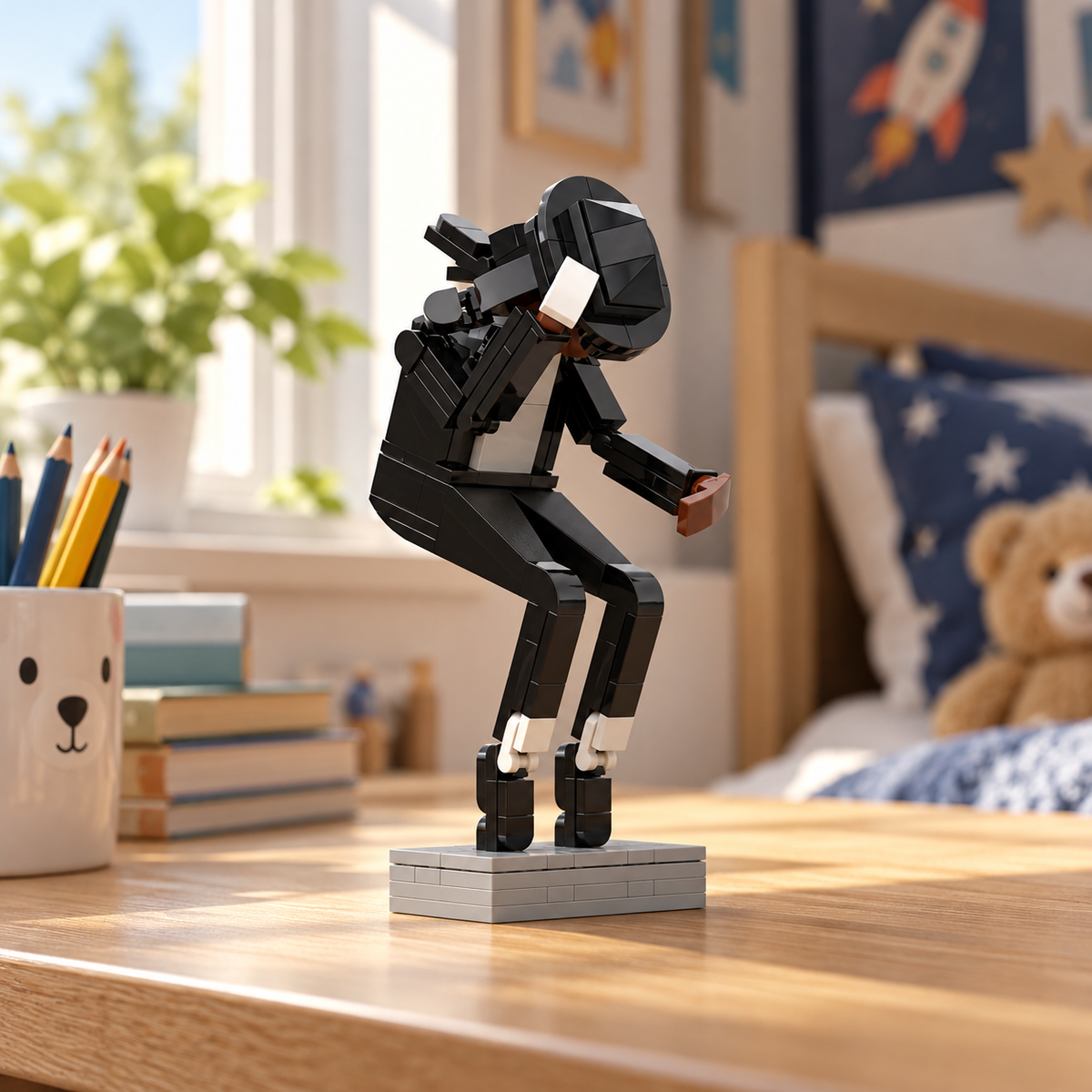 Kletshuts™ DIYIcon - DIY Ikonisk Dansepose Klodse Byggesæt