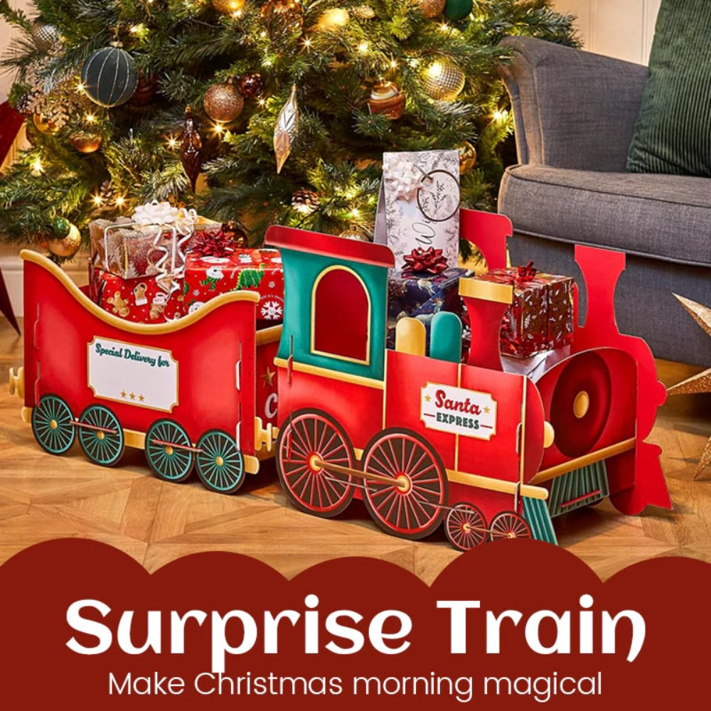 GiftTrain™ - Personliggjort Magi Jul Gave Tog Dekoration