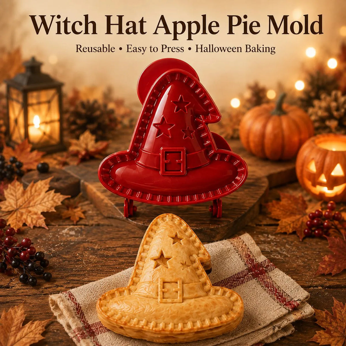 Globetrek° HalloweenMold 2+2 GRATIS - Halloween Mini Hånd Pie Form Sæt