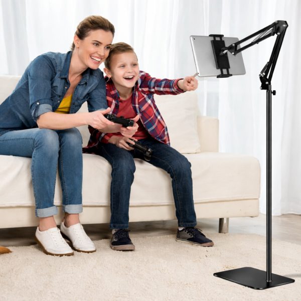 Holder 360° TabletStand: Justerbar Gulvstander Til Tablet Og Telefon