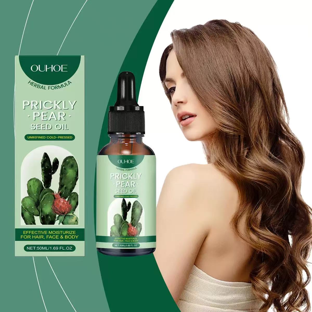 Kaktusolie med argan og vitamin E