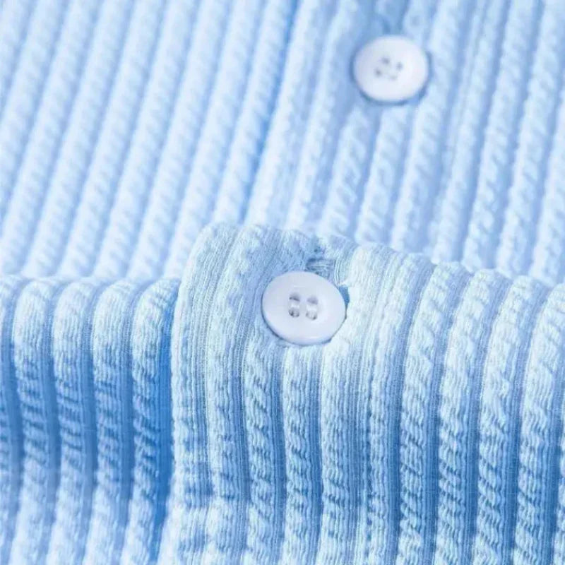 Icone™ CasualShirt: Casual Åndbar Letvægts Sommer Komfort Stil Skjorte