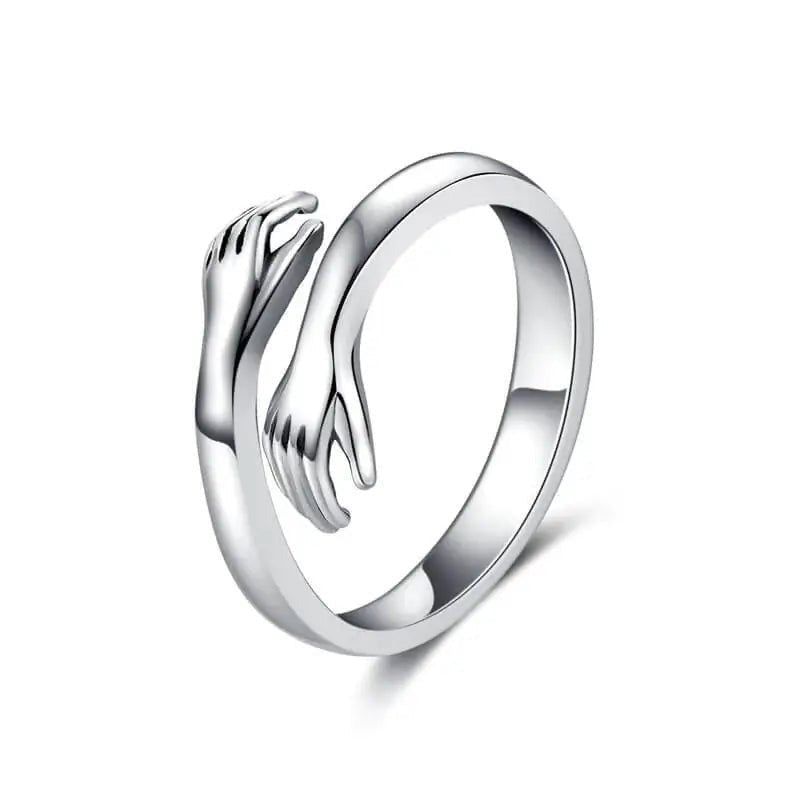 Jewelance™ HugRing 1+1 GRATIS: Justerbar Krammer Stil Promise Ring