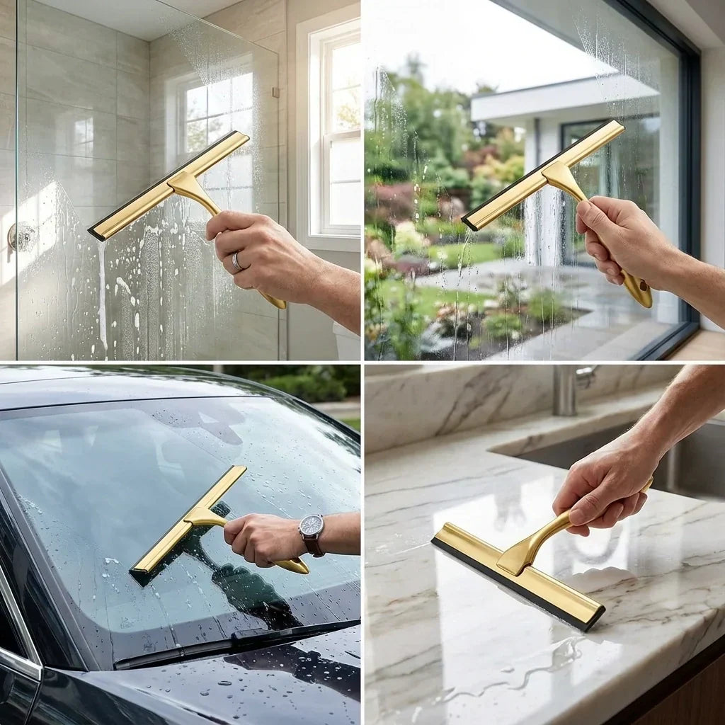 Cleaner Pro° MultiSqueegee: Elegant Glas- og Vinduesrensnings Multifunktionel Håndholdt Visker