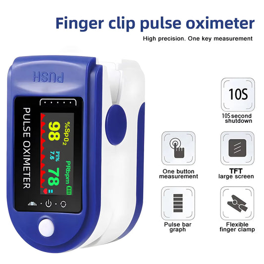 Højpræcis finger pulsoximeter – iltmætning & pulsmåler (ikke-invasiv)