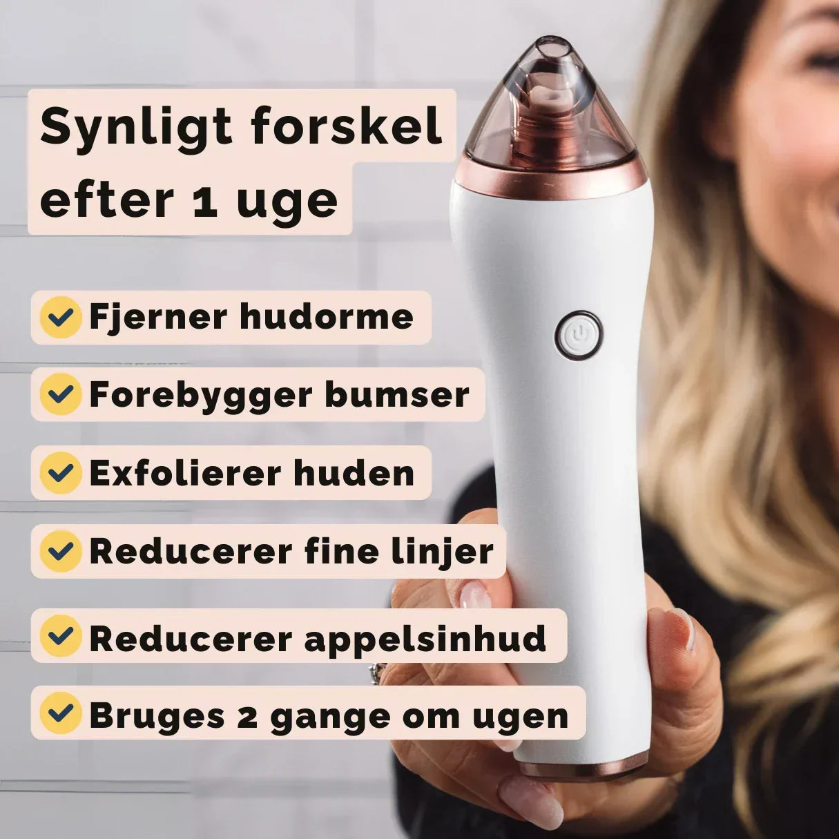 Produktbillede af Derm vakuum hudrenser til porer og eksfoliering fra en anden vinkel