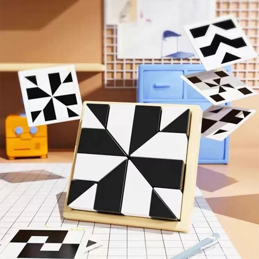 Kletshuts™ BlockPuzzle: Kreativ Interaktiv Hjerneopbyggende Blokpuzzle Legetøj