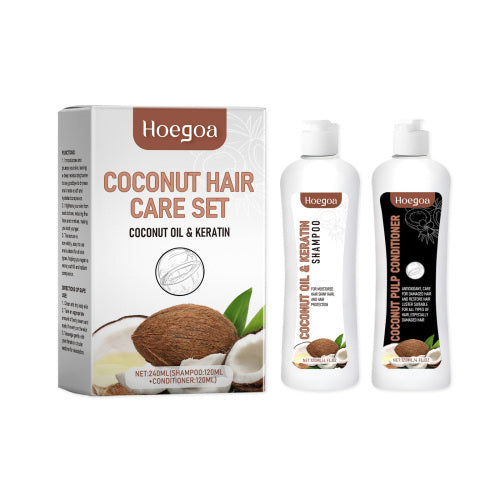 Kokos reparation shampoo og balsam sæt