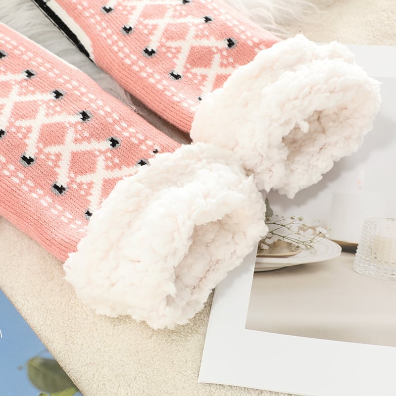 Happy™ HomeSocks: Fluffy Tyk Vinter Hjemmestrømper