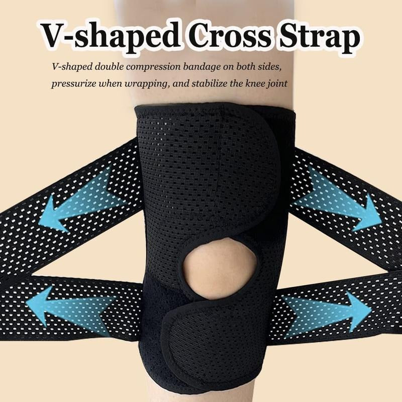 KneeGuard 1+1 GRATIS - Justerbar Knæbeskytter Kompression Støtte Og Beskyttelsessleeve