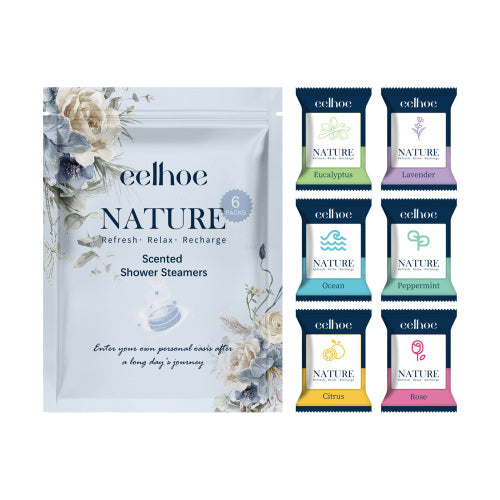 Aromaterapi shower steamers, eukalyptus og rose