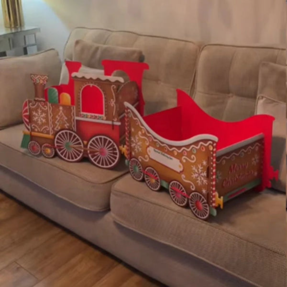 GiftTrain™ - Personliggjort Magi Jul Gave Tog Dekoration