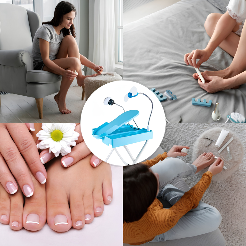 NailStation™ – Stilfuld Bærbar Sammenklappelig Negleplejestation