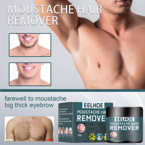 Mild hårfjerningscreme til mænd