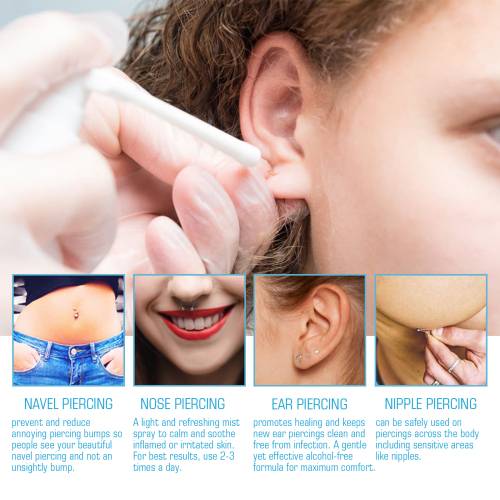 Piercing-plejespray