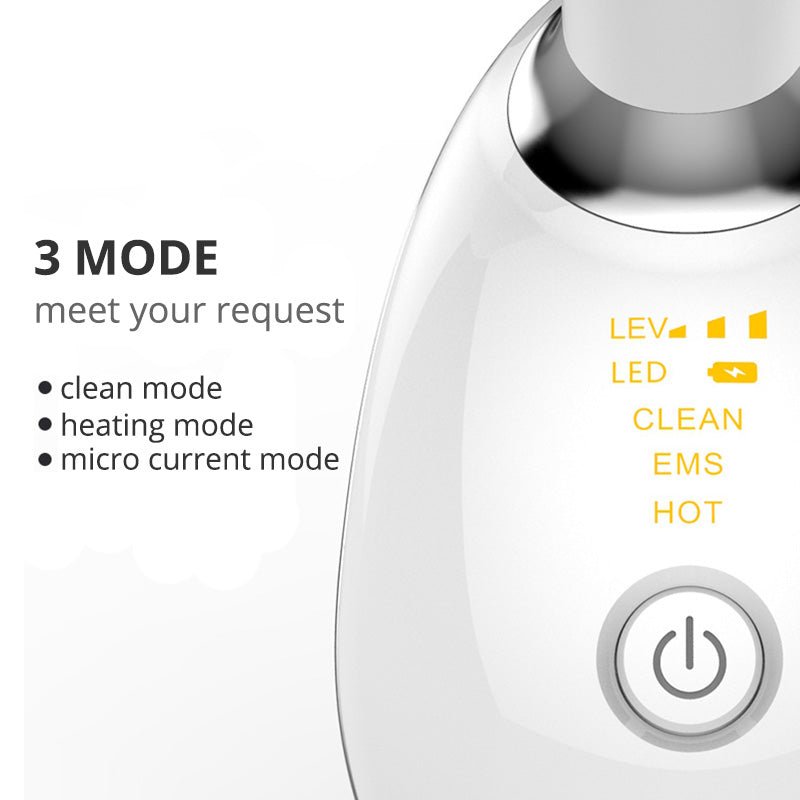 SkinMassager - Ansigt Og Nakke Hudløftningsmassageapparat Og Fastgørende Skønhedsværktøj