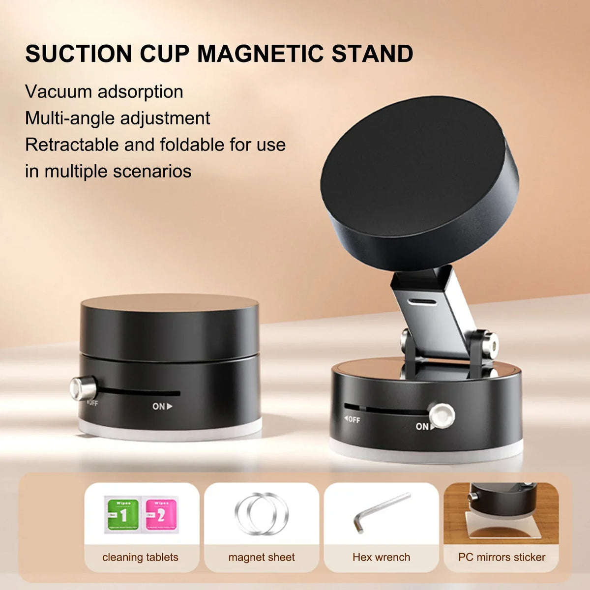 Holder360° MagnetHold 1+1 GRATIS: Multi-Brug Magnetisk Og Justerbar Telefonholder