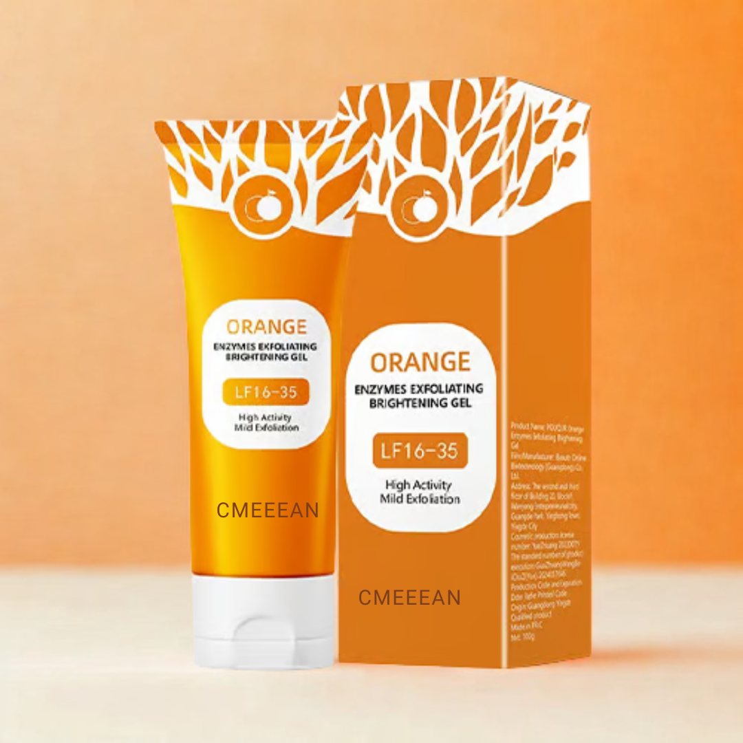 ExfoliatingGel 1+1 GRATIS: Orange Eksfolierende Gel Blid Død Hud Fjerner