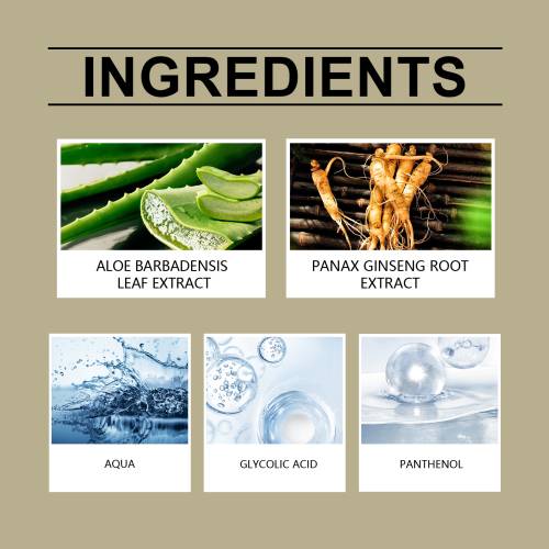 Glykolsyre 7% toner med ginseng