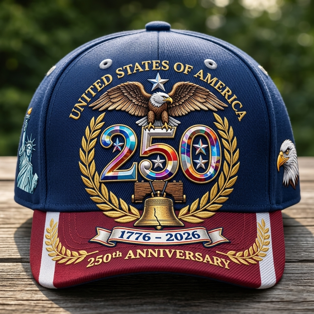 Icone™ PatrioticCap: Ære Arv Modig Stil Stolt Ånd Baseball Patriotisk Kasket