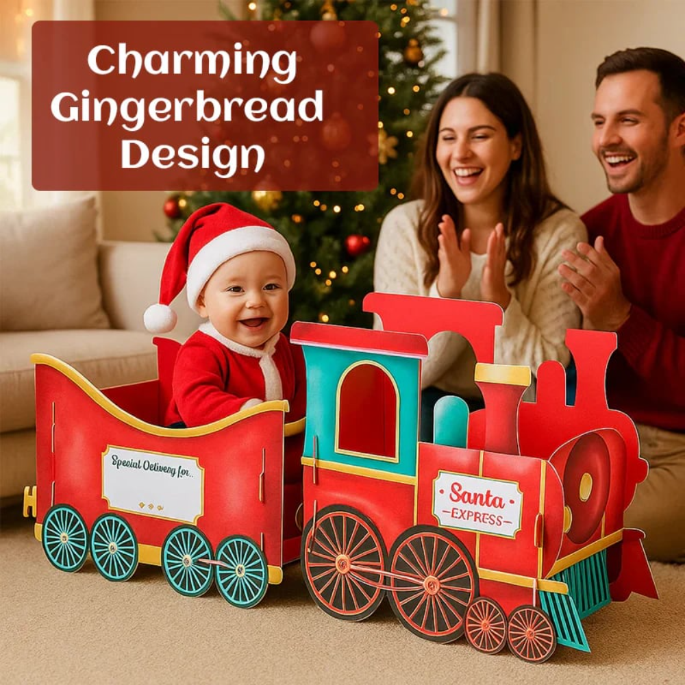 GiftTrain™ - Personliggjort Magi Jul Gave Tog Dekoration