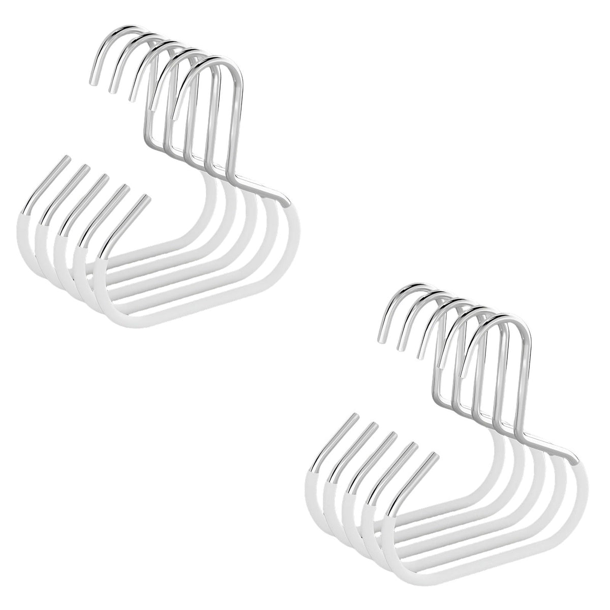 GlideHold® ClosetRing 10+10 GRATIS: Åben Ring Pladsbesparelse Skabshænger