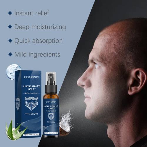 Fugtgivende aftershave-spray til mænd
