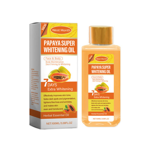 Papaya kropsolie med C-vitamin