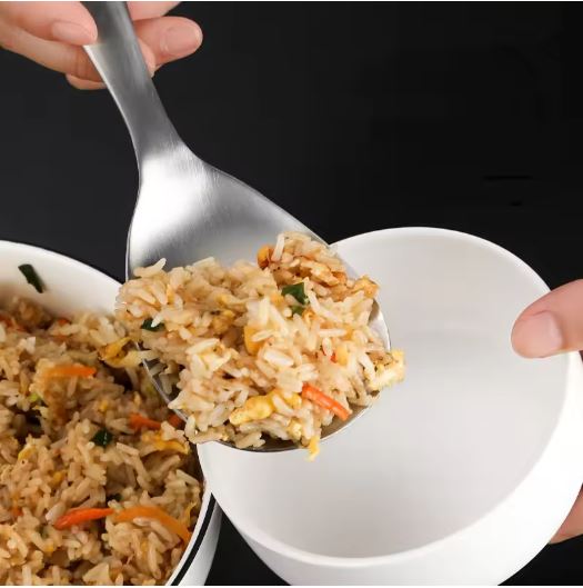 Globetrek° RiceSpoon - Antiklæbende Rustfrit Stål Ris Serveringsske