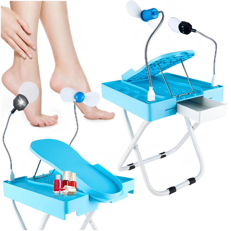 NailStation™ – Stilfuld Bærbar Sammenklappelig Negleplejestation