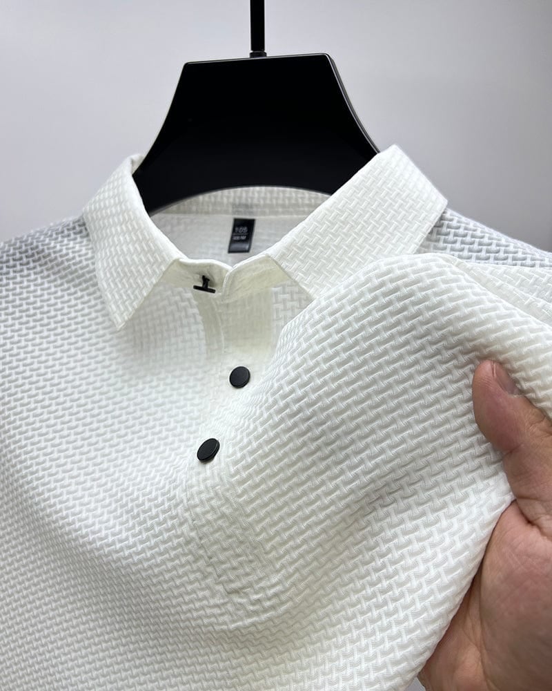 Icone™ BreathableShirt 1+1 GRATIS: Stilfuld Åndbar Mænd Kortærmet Skjorte