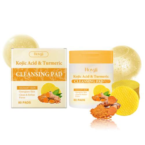 Gurkemeje kojisyre rensepads med citron