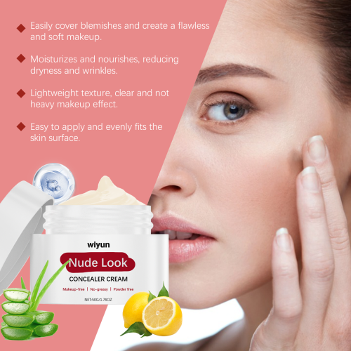 Naturlig concealer-foundation creme