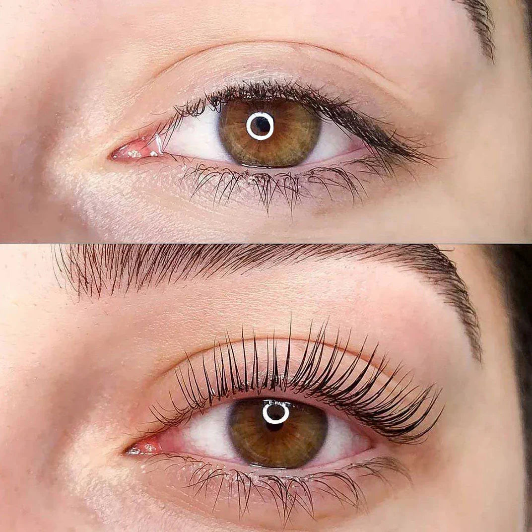 Nærbillede af detaljer på SimplyLash Lash Lift Kit til hjemmebrug